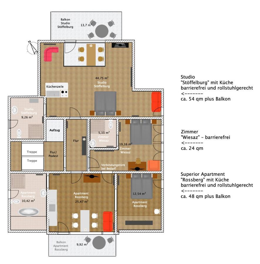 Ferienwohnungen Und Zimmer In Reutlingen-Goenningen Exteriör bild